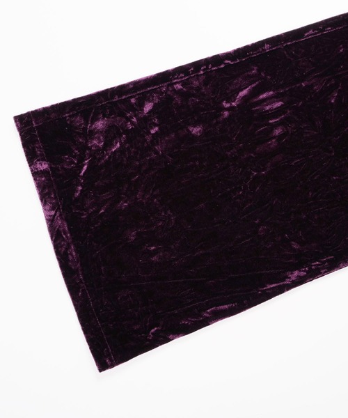 「SHARVA」 イージーパンツ LARGE ブラック×パープル メンズ_画像6