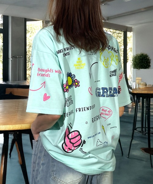 Candlestick tシャツ レトロ グラフィック アート オーバー