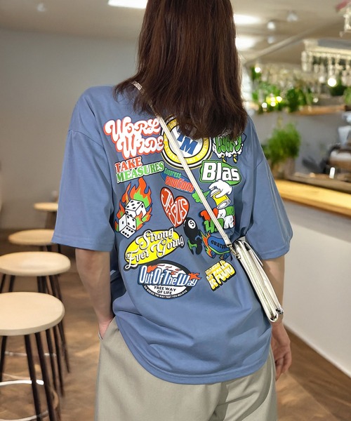 Candlestick tシャツ レトロ グラフィック アート オーバー