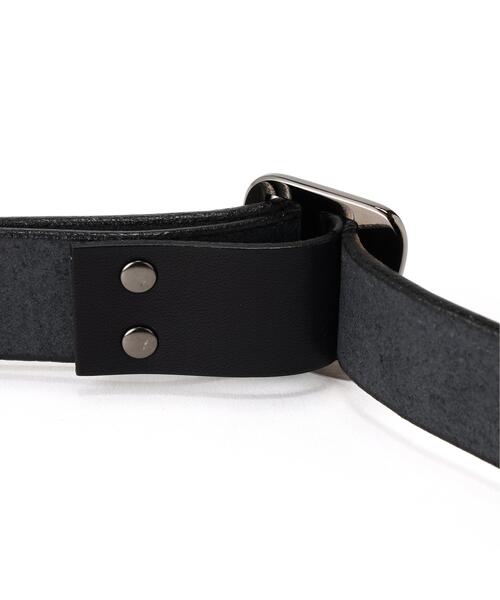 ベルト 「20/80」トゥエンティーエイティー/ TOCHIGI LEATHER TAPE BELT WITH BRASS NARROW BUCKLE_7