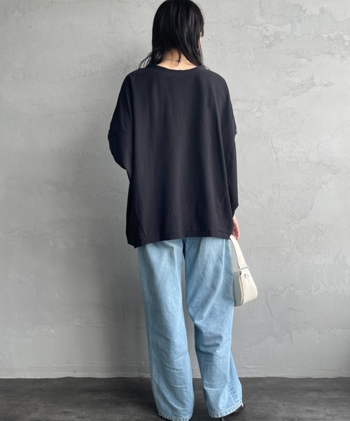 tシャツ mizuiro ind コクーンワイドプルオーバー レディース mizuiroind tシャツ 「mizuiro ind/ミズイロインド」 コクーン