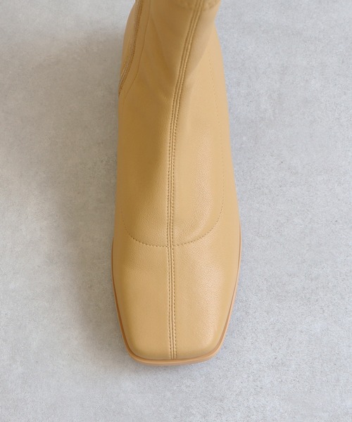 「NICAL」 ショートブーツ L イエロー レディース_画像2