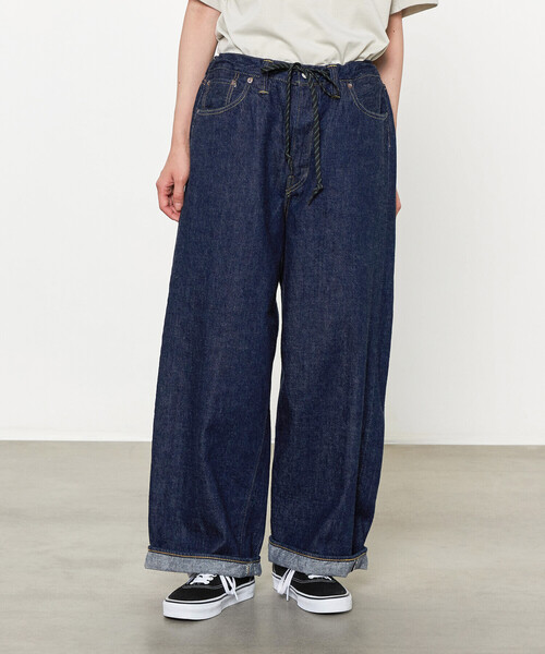 orSlow オアスロウ 別注 デニムフレンチワークパンツ ジーンズ XS orSlow（オアスロウ）の「orSlow × fennica / 別注 slow worker