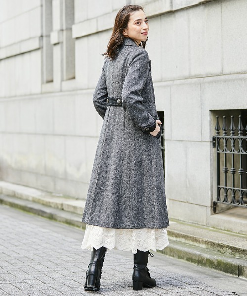 axes femme（アクシーズ ファム） チェスターコート MEDIUM モカ