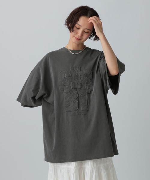 LEPSIM（レプシィム） tシャツ パッチワークBIGチュニック 242766