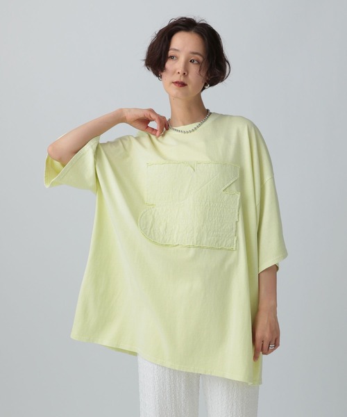 LEPSIM（レプシィム） tシャツ パッチワークBIGチュニック 242766