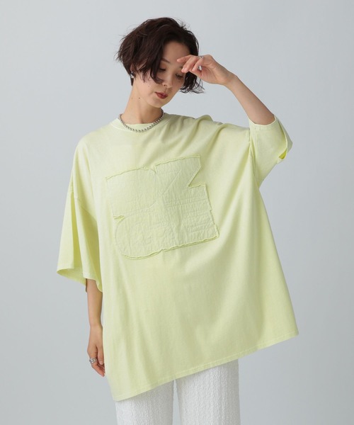 LEPSIM（レプシィム） tシャツ パッチワークBIGチュニック 242766