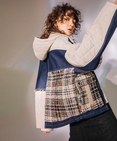 「AULA AILA」 ブルゾン 0 ネイビー レディース_画像3