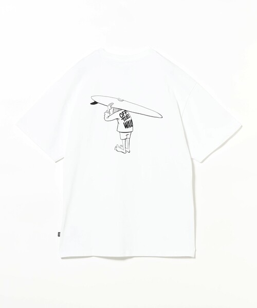 VANS ゲザゲザのSK8 Tシャツ ホワイト VANS ゲザゲザのSK8 Tシャツ ホワイト VANS ゲザゲザのSK8 T