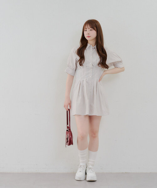 nice claupナイスクラップ アメスリミニワンピース ホワイト one after another NICE CLAUP｜【Black collection】アメスリ