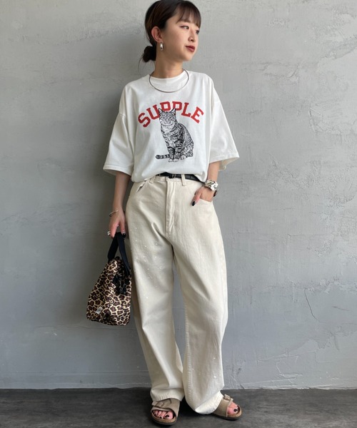 tシャツ 「SCREEN STARS/スクリーンスターズ」 DOG＆CAT プリントTシャツ レディース SCREEN STARS tシャツ 「SCREEN STARS/スクリーンスターズ