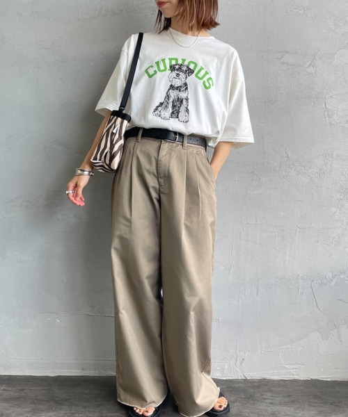 tシャツ 「SCREEN STARS/スクリーンスターズ」 DOG＆CAT プリントTシャツ レディース SCREEN STARS tシャツ 「SCREEN STARS/スクリーンスターズ