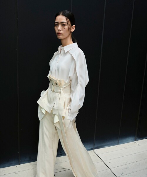 UNITED TOKYO ベスト ジレ 2way Belted Bustier｜ウォッシャブル