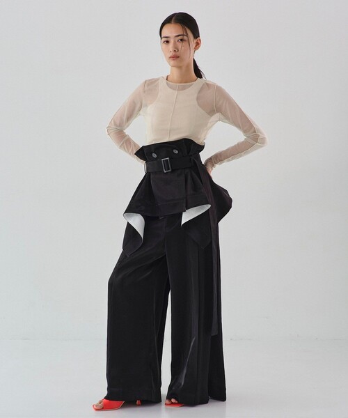 UNITED TOKYO ベスト ジレ 2way Belted Bustier|ウォッシャブル UNITED TOKYO ベスト ジレ 2way Belted Bustier|ウォッシャブル