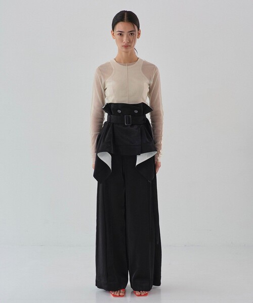 UNITED TOKYO ベスト ジレ 2way Belted Bustier｜ウォッシャブル