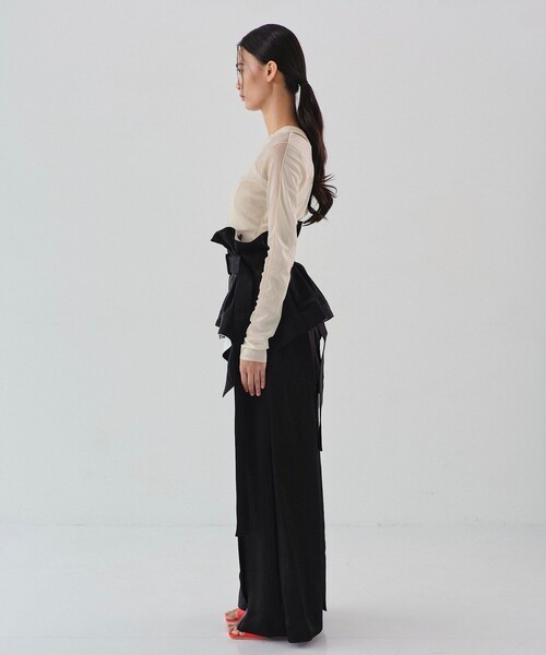 ベスト ジレ 2way Belted Bustier｜ウォッシャブル/セットアップ