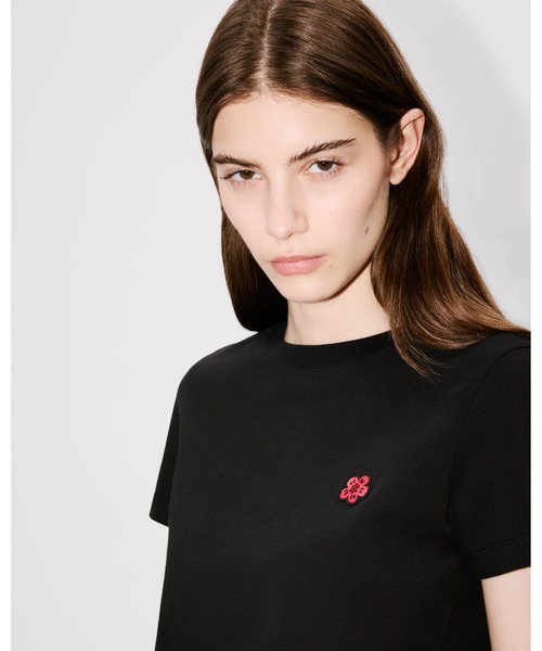 tシャツ 'Boke Flower' エンブロイド コットン Tシャツ レディース KENZO tシャツ 'Boke Flower' エンブロイド コットン Tシャツ