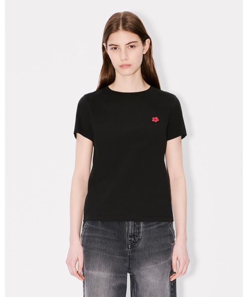 tシャツ 'Boke Flower' エンブロイド コットン Tシャツ レディース KENZO tシャツ 'Boke Flower' エンブロイド コットン Tシャツ