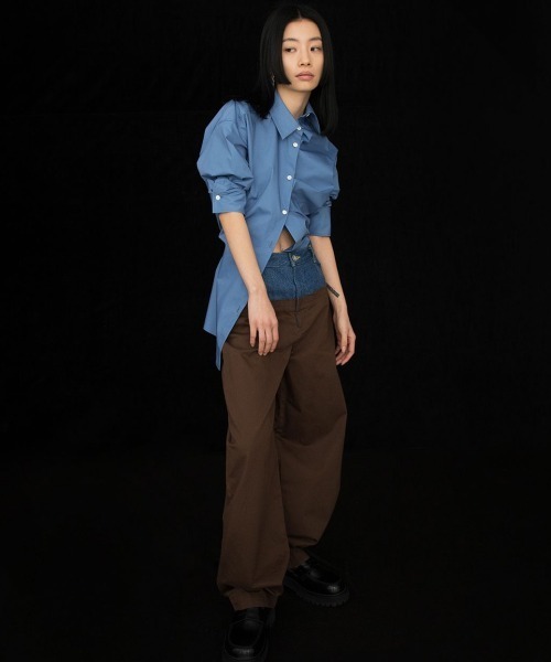 leinwande  チノパン leinwande 「leinwande」 チノパンツ MEDIUM ブラウン