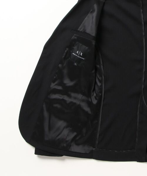 ARMANI EXCHANGE テーラードジャケット ブラック セール】【A|Xアルマーニ エクスチェンジ】ストレッチテーラード