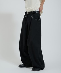 スラックス スタッズストライプワイドスラックス メンズ レディース｜ZOZOTOWN Yahoo!店