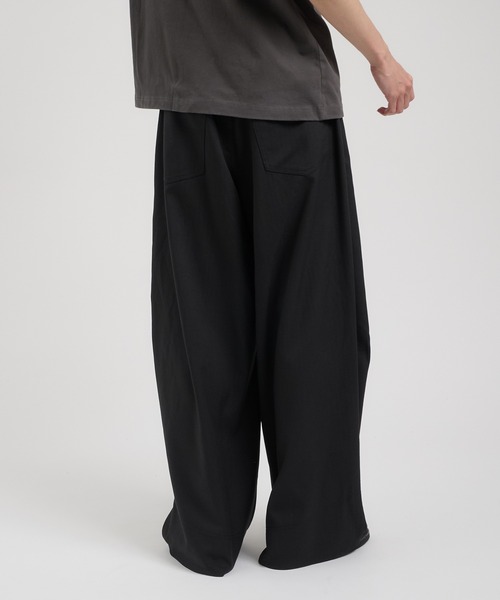 Michael Michael Kors ストライプワイドスラックス　ブラック Michael Michael Kors ストライプワイドスラックス
