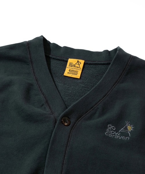 go slow caravan 「go caravan」 カーディガン X-LARGE レッド