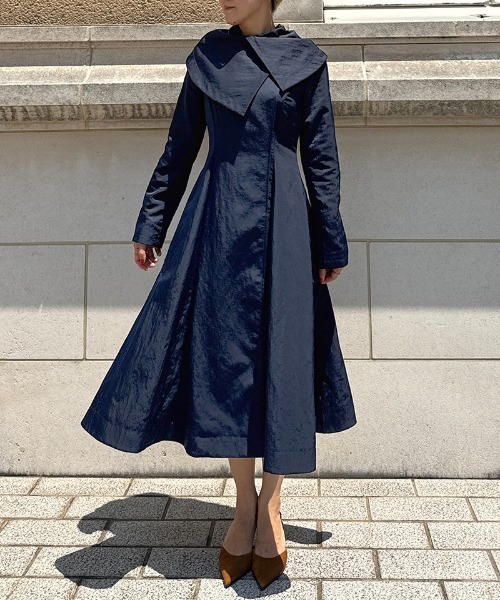 コート アウター クラシカルオードリーコート(撥水機能生地