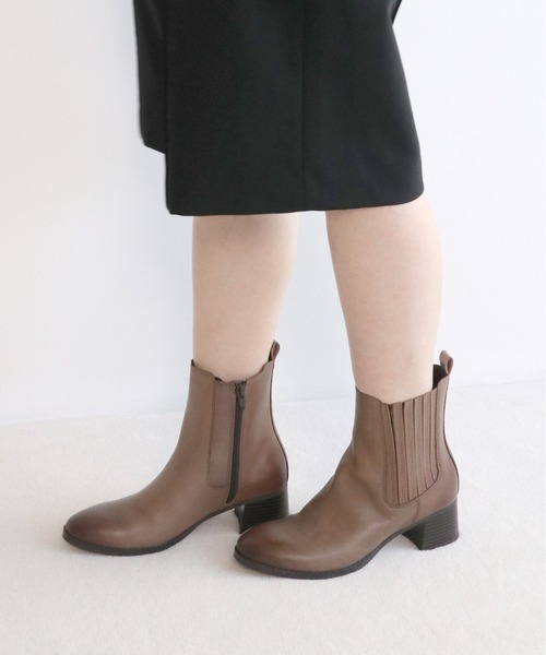 MODE KAORI（モードカオリ） ブーツ アコーディオンサイドゴアブーツ