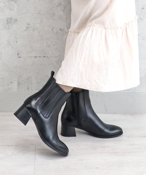 MODE KAORI（モードカオリ） ブーツ アコーディオンサイドゴアブーツ