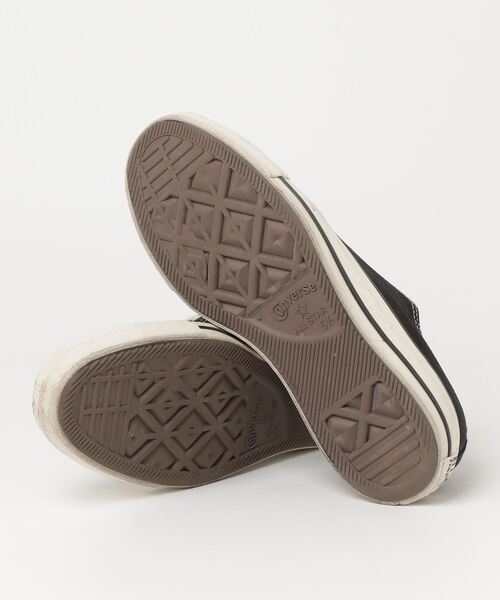 「CONVERSE」 ローカットスニーカー 24.5cm ブラック レディース