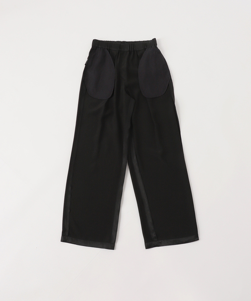 Spick＆Span パンツ 「追加」サテンイージーパンツ レディース