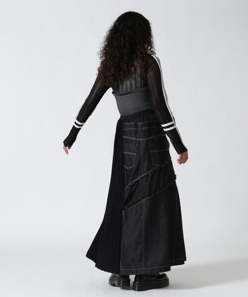AULA AILA ニット セーター AILA/アウラアイラ/BARE TOP SHEER