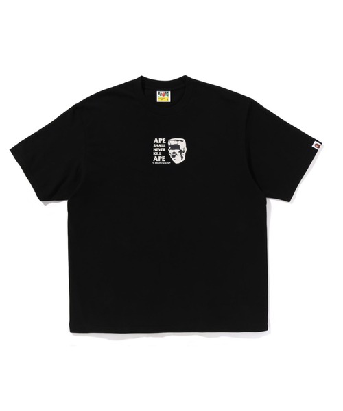 A BATHING APE ブラック Tシャツ XL Buy A Bathing Ape One Point Relaxed Fit Tee in black