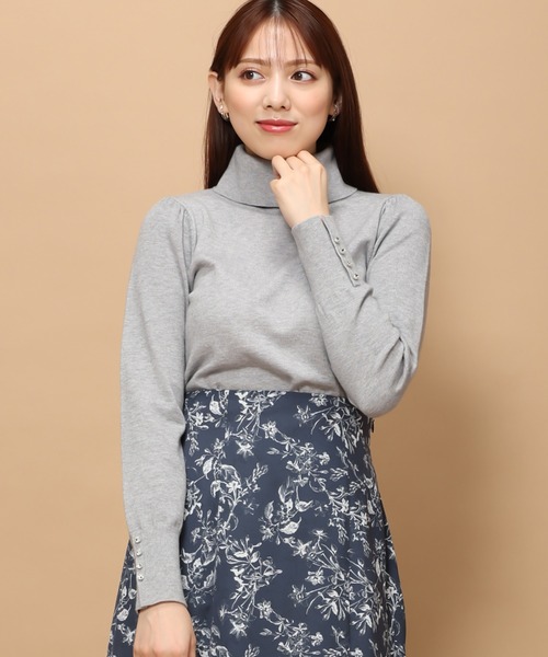 「MISCH MASCH」 タートルネックニット S ホワイト レディース_画像3