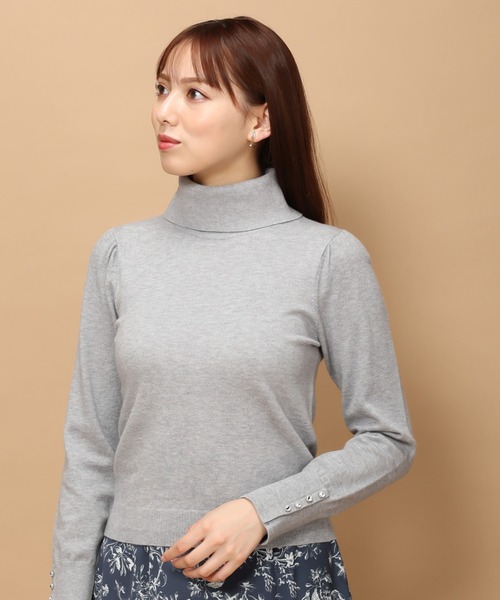 「MISCH MASCH」 タートルネックニット S ホワイト レディース_画像7