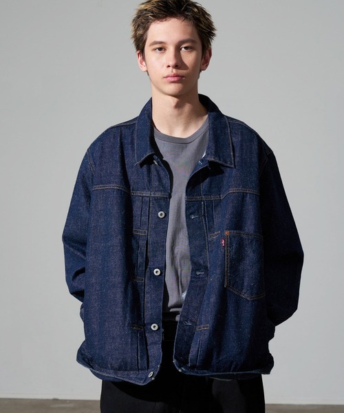 Levi's ダークブルー デニムジャケットL Levi's 「Levi's」 デニムジャケット L ダークインディゴブルー
