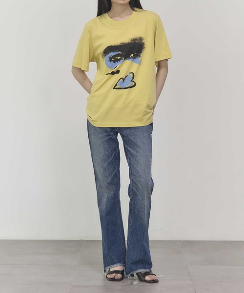 tシャツ 「AKIRANAKA/アキラナカ」EX.Graphic Art Tee B別注グラフィックアートTシャツ レディース AKIRANAKA tシャツ 「AKIRANAKA/アキラナカ」EX.Graphic Art Tee