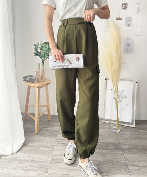 Dewlily パンツ ゆるっと履けてラフなのに抜け感もある！ カーゴ風