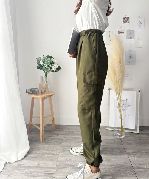Dewlily パンツ ゆるっと履けてラフなのに抜け感もある！ カーゴ風