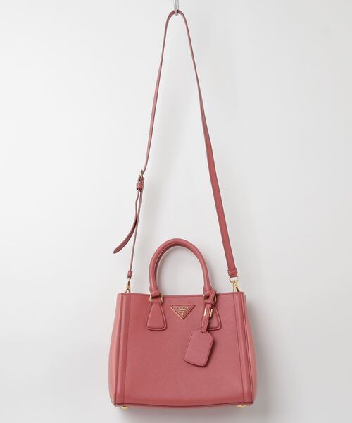 PRADA 「PRADA」 サフィアーノ 2WAYバッグ - ピンク レディース 