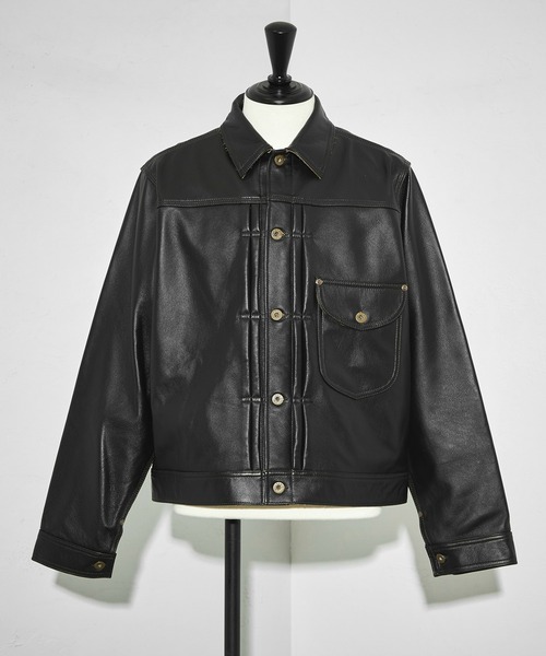 Lee  レザージャケット Lee コート ジャケット Lee/リー 「新作」COWBOY JACKET LEATHER