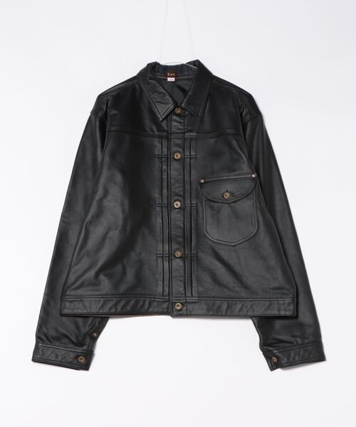 Lee  レザージャケット Lee コート ジャケット Lee/リー 「新作」COWBOY JACKET LEATHER
