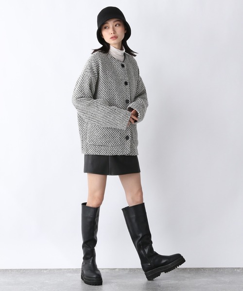 JEANASIS（ジーナシス） ツイードジャケット FREE ベージュ レディース