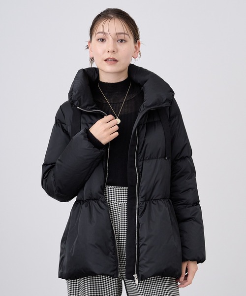 アナイ ANAYI ダウンコート サイズ38 M - ライトブラウン レディース