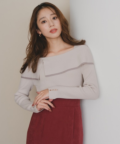 MISCH MASCH（ミッシュマッシュ） ニット セーター 2025秋冬新作 2way