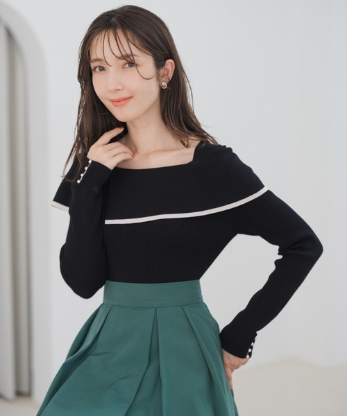 MISCH MASCH（ミッシュマッシュ） ニット セーター 2025秋冬新作 2way