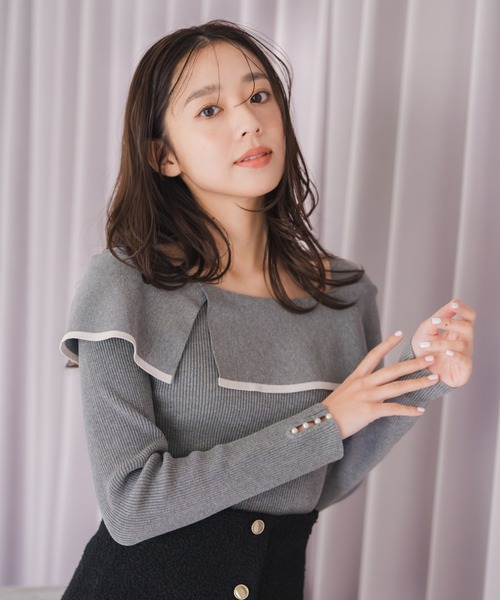 【ぬま】 MISCH MASCH（ミッシュマッシュ） ニット セーター 2025秋冬新作 2way