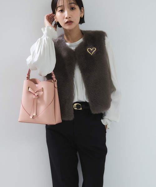 【新品】BEATING HEART ショートベスト ジレ ベージュ サイズ1 select MOCA（セレクトモカ） ベスト ジレ 入学式 卒業式 「セレモニー