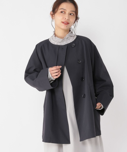 studio CLIP（スタディオクリップ） ノーカラーコート FREE ネイビー